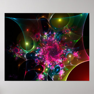 Poster Fractal Webb04 20x16