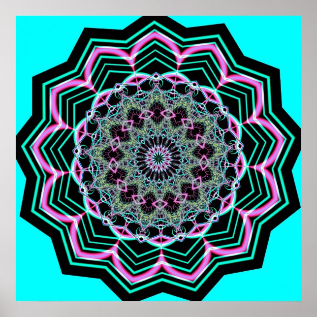 Póster Fractalescopo 13 (Frente)