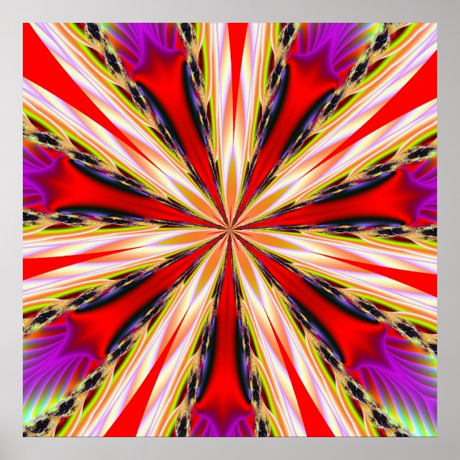 Póster Fractalescopo 25 (Frente)