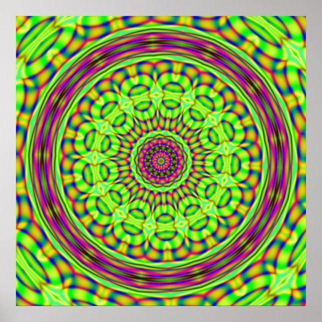 Póster Fractalescopo 28 (Frente)