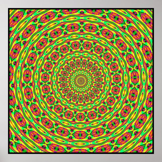 Póster Fractalescopo 33 (Frente)