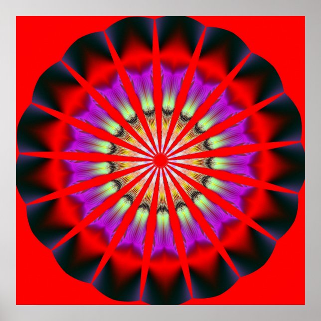 Póster Fractalescopo 36 (Frente)