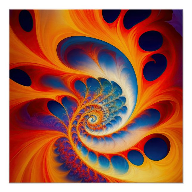 Póster Fractaliscioso (Frente)