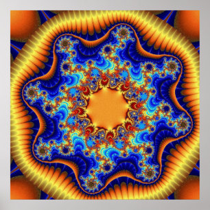 Póster Fractalscópio Celestial