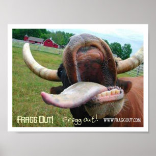 Póster frag da língua da vaca