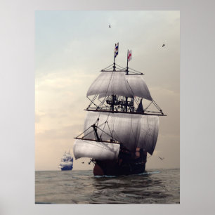 Poster Fragatas de C16th