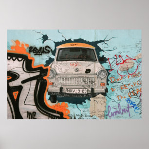 Póster Fragmentação do muro de Berlim