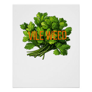 Póster Fragmentação do Vilo - Poster Anti-Cilantro Engraç