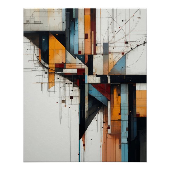 Póster Fragmented City (Frente)