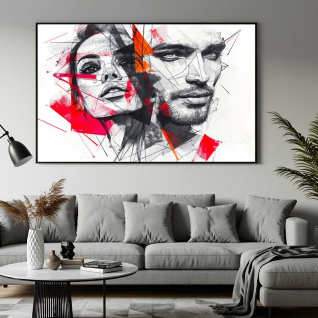 Poster Fragmented Portrait (Criador carregado)