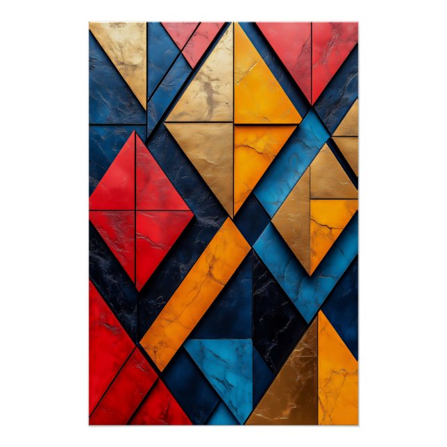 Póster Fragmentos cromáticos (Frente)