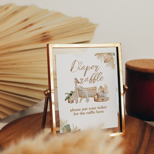 Poster Fralda do Boho Modern Heart Font (Criador carregado)