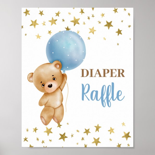 Poster Fralda Raffle Bear (Frente)
