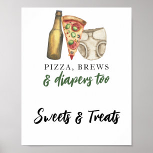 Poster Fraldas - Doces e doces