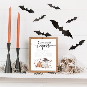 Poster Fraldas Noturnas de Halloween