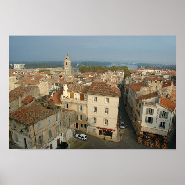 Póster França, Arles, Provença, vista da cidade de (Frente)