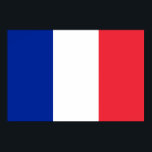 Póster França - Bandeira Nacional Francesa<br><div class="desc">Bandeira nacional da França A bandeira nacional francesa é uma bandeira triband com faixas verticais em vermelho, branco e azul e uma proporção de 2:3. É vulgarmente conhecida como Tricolor (Tricolore em Francês), tendo sido adotada em 1794. Você pode personalizar o design se preferir, como por exemplo, adicionando seu nome...</div>