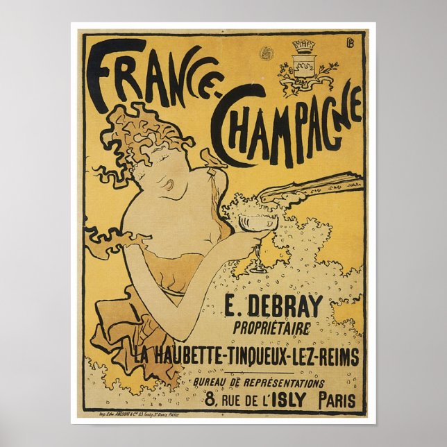 Póster França-Champagne (Frente)