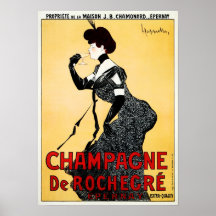 França CHAMPAGNE De ROCHEGRE Leonetto Cappiello Ad