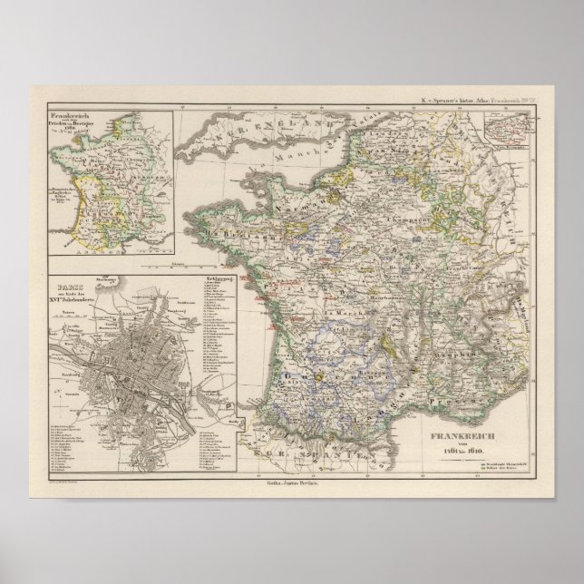 Poster França de 1461 a 1610 (Frente)
