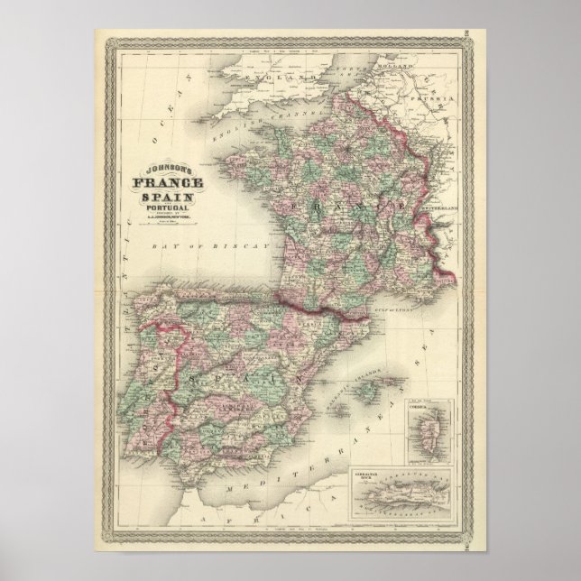 Poster França, Espanha e Portugal (Frente)