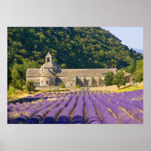 Poster França, Gordes. Mosteiro cisterciense de