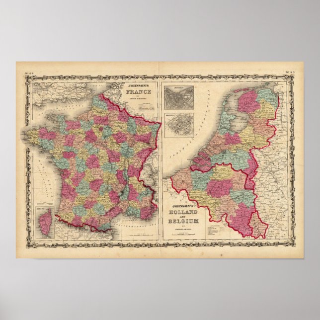 Poster França Holanda e Bélgica (Frente)