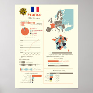 Poster França Infográfica