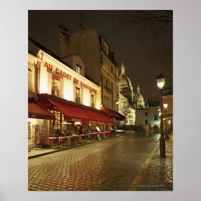 Póster França,Paris,Montmartre (Frente)