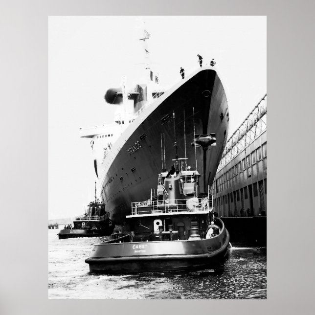 Póster França SS em Boston (Frente)