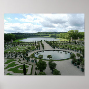 Poster France da foto de Orangerie do jardim de