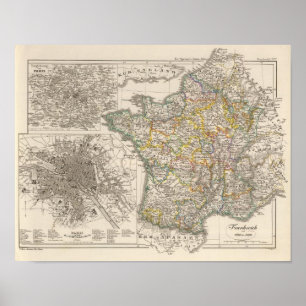 Póster France desde 1610 até 1790