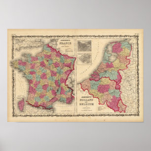 Poster France Holland e Bélgica