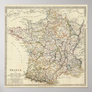 Póster France in provinces