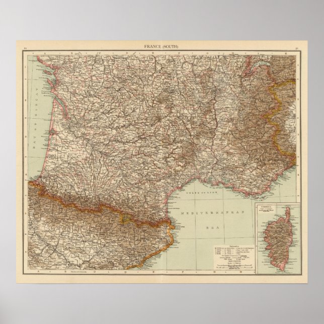 Póster France S, Córsega (Frente)