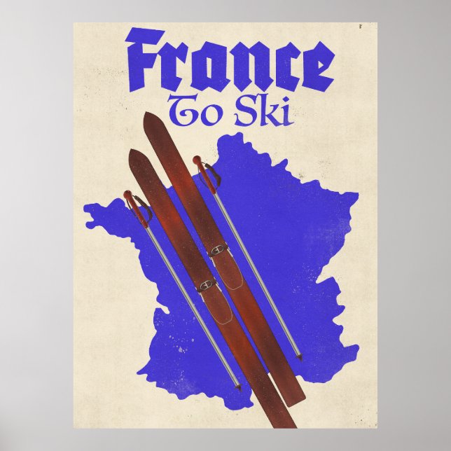 Poster France To Ski (Frente)