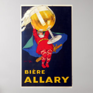 Póster Francês Biere Allary do vintage por Jean D'Ylen