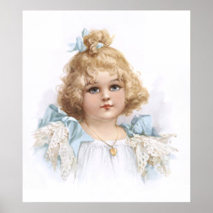 Póster Frances Brundage - Retrato de uma Menina