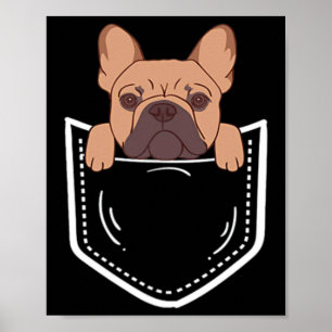 Poster Francês Buldogue Francês Para Cachorros Pocket