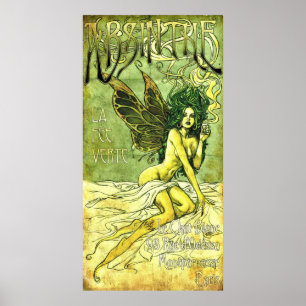Poster francês c1885 do café