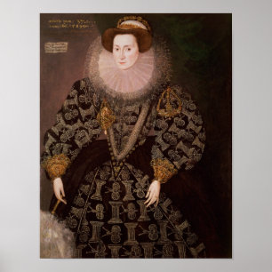 Póster Frances Clinton, senhora Chandos, 1589