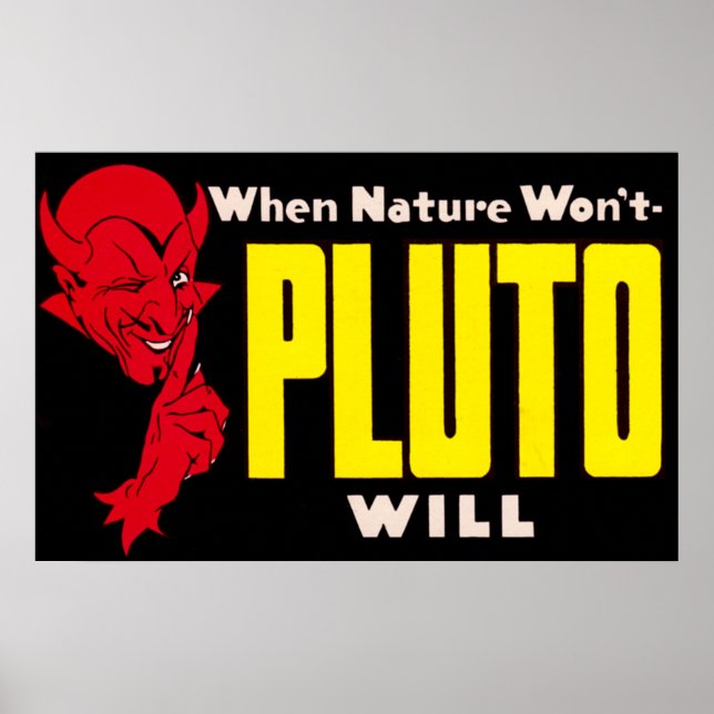 Poster Francês Lick Indiana quando a Natureza não Plutão  (Frente)