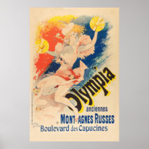 Poster francês: Mulher Jogando Cymbals de Acidente