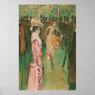 Póster Francês Quarter Dancers