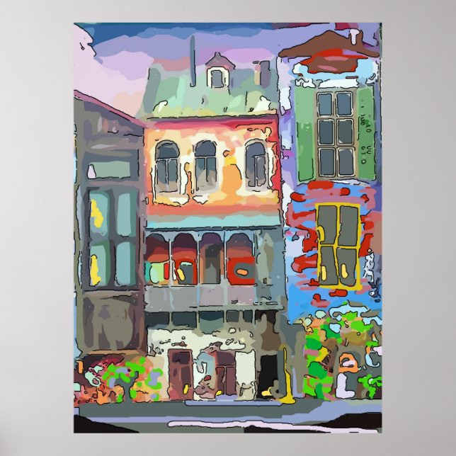 Póster Francês Quarter Street (Frente)