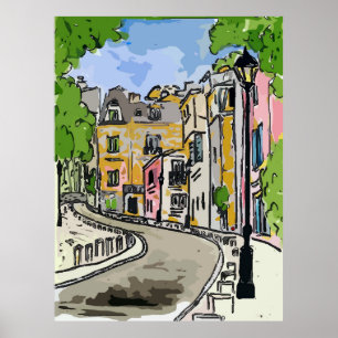 Póster Francês Quarter Street