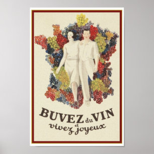 Poster francês retrô