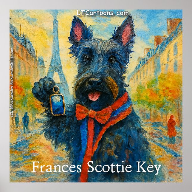 Poster Frances Scottie Key: O Hino Adorável (Frente)