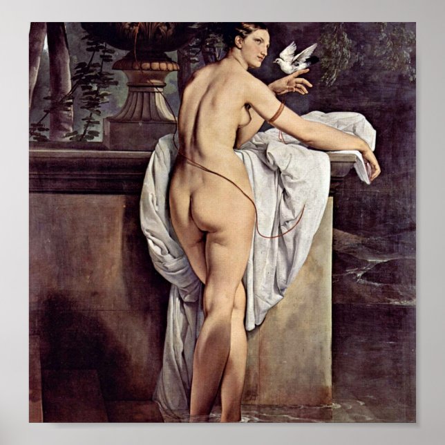 Póster Francesco Hayez - Carlotta Chabert como Vênus (Frente)