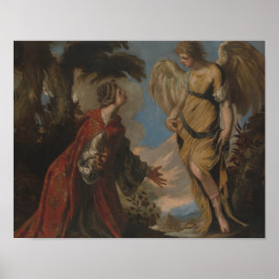 Poster Francesco Maffei - Hagar e o Angel